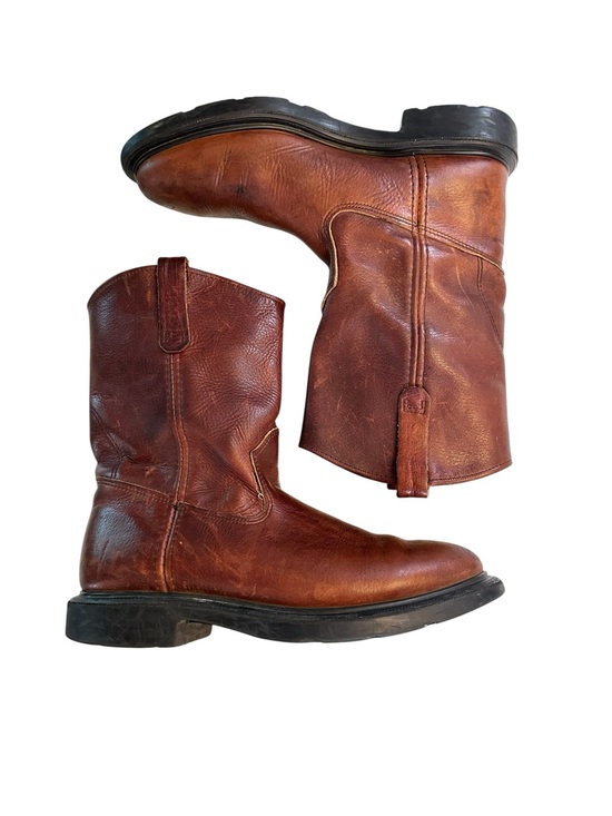 Red Wing 1132 Pecos Pull On Work Boots Brown
Leather USA Size 12 B Narrow main image 13